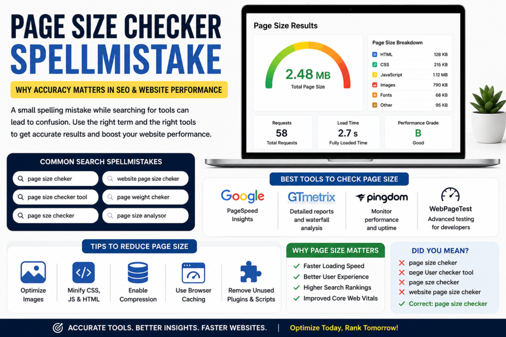 Page Size Checker Spellmistake